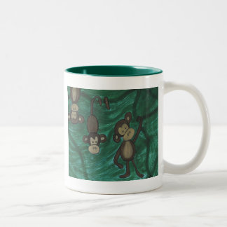 Apakaffemugg Två-Tonad Mugg