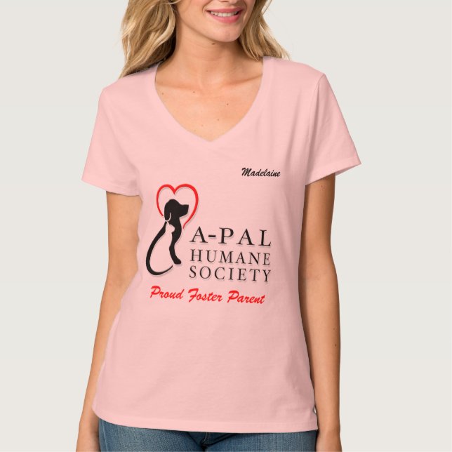 APAL-logotypvolontär - anpassningsbar/namn T Shirt (Framsida)