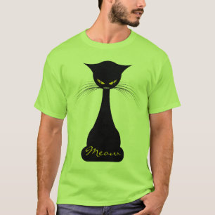 APAL: Manar jamar svart katt T Shirt