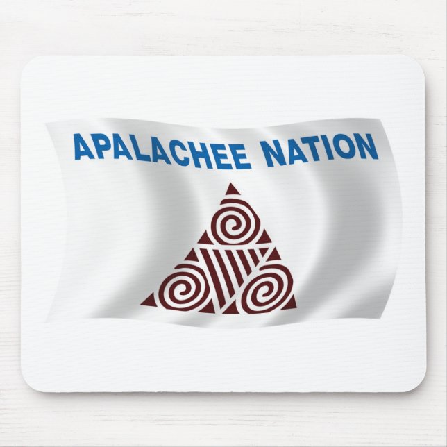 Apalachee-nationens flagg musmatta (Framsidan)
