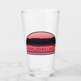 Apalachia Sjö North Carolina Red Sunrise Glaskopp