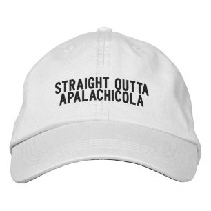 Apalachicola Florida Hatt Broderad Keps