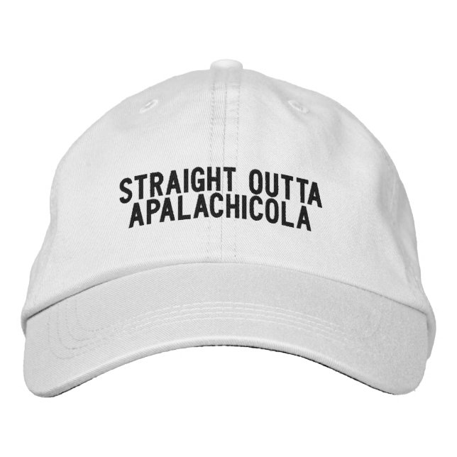 Apalachicola Florida Hatt Broderad Keps (Framsida)