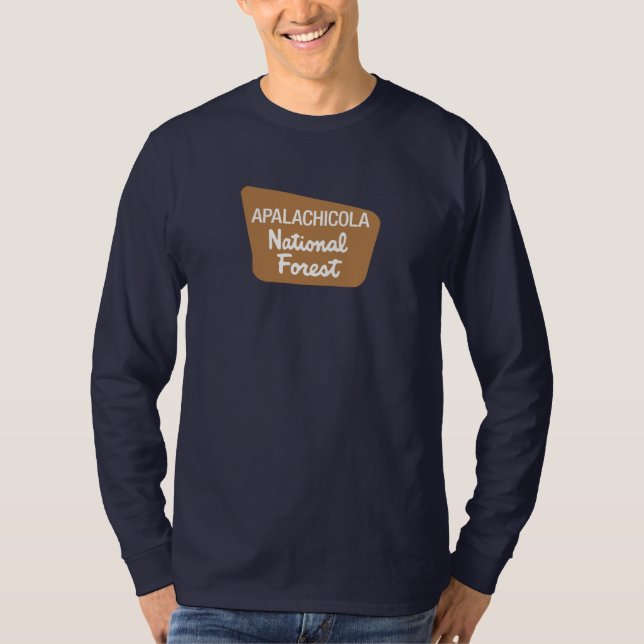 Apalachicola nationalskog (underteckna), t-shirt (Framsida)