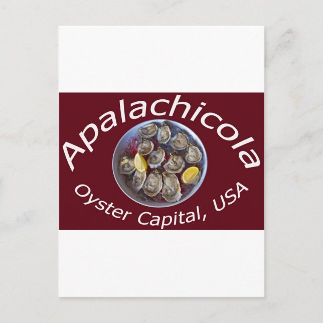 Apalachicola Oyster Capital Vykort (Framsida)