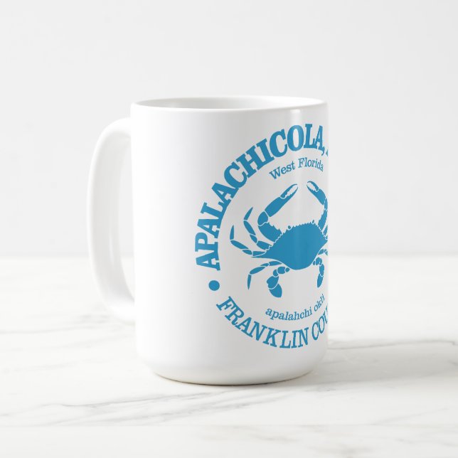 Apalakcola (krabba) kaffemugg (Framsida vänster)