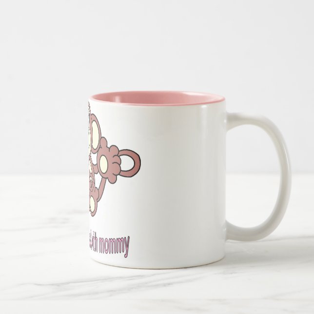 Apamammor Två-Tonad Mugg (Höger)