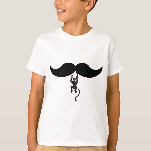 apamustasch tee (Framsida)