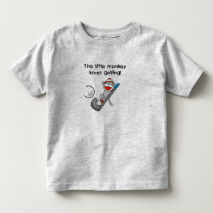Apan älskar golfspel t-shirt