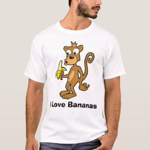 Apan och bananen, älskar jag bananer tee