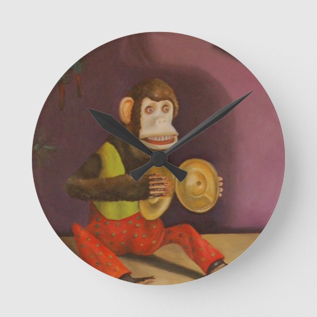 Apan ser apan göra rund klocka (Framsida)