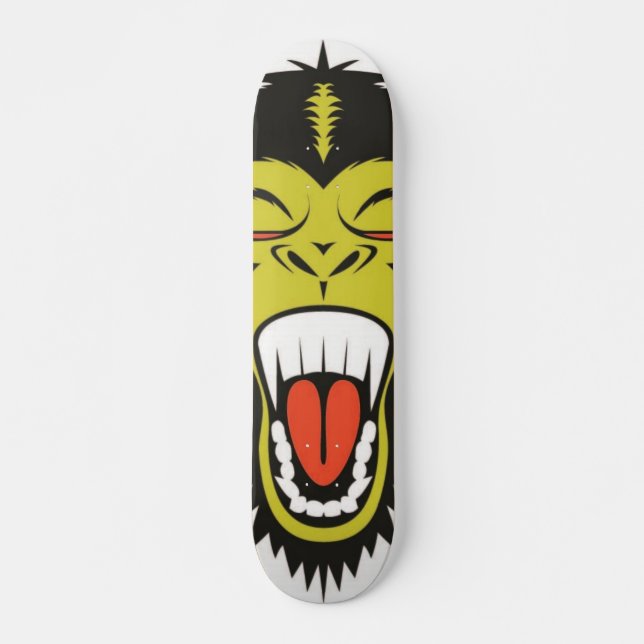 Apan stiger ombord old school skateboard bräda 21,6 cm (Framsida)