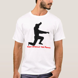 Apan stjäler persikan t-shirt