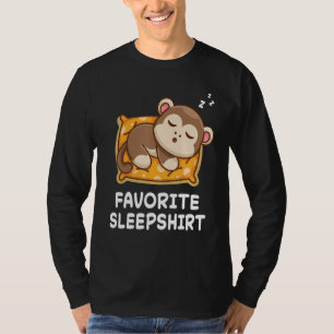 Apaor Apor Sover Sovande Sömn Pyjamas Pyjamas N T Shirt