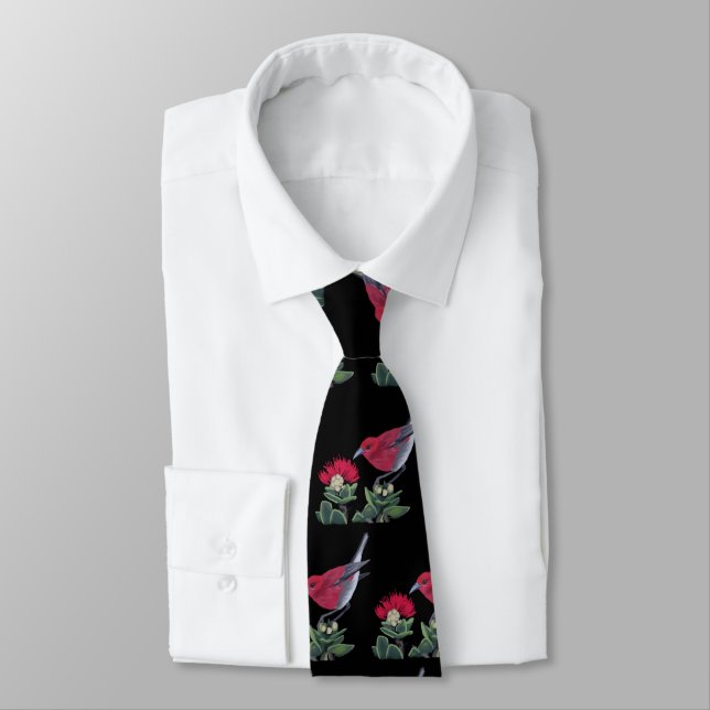 Apapane & Lehua Blossom Hawaii Naturillustration Slips (Bunden)