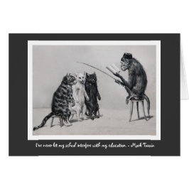 Apaprofessorn Hälsningskort