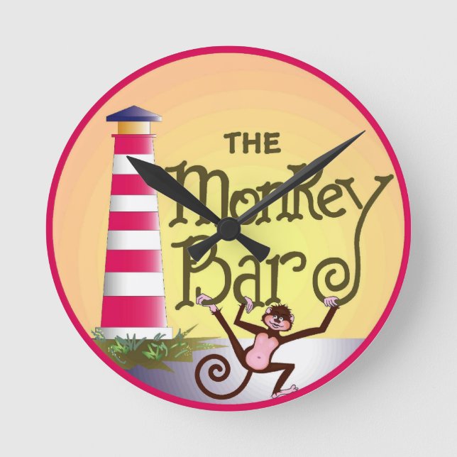 Apapuben tar tid på rund klocka (Framsida)