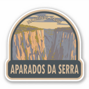Aparados da Serra National Park Brasilien Travel A Klistermärken