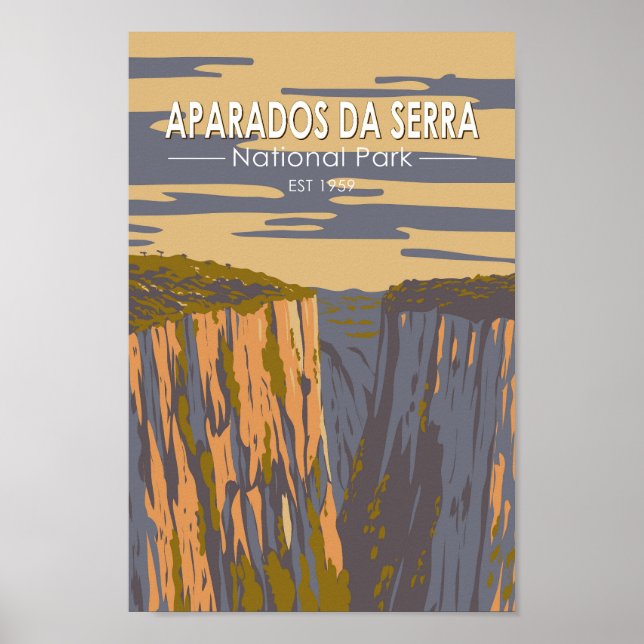 Aparados da Serra National Park Brasilien Travel A Poster (Framsidan)