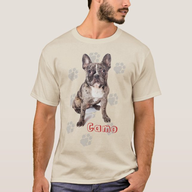APARN - Cutest Pugs & Friends - Camo - T-Shirt - U (Framsida)