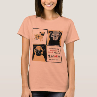 APARN Rädding Pugs Kvinnor avslappnad Långärmad T-shirt