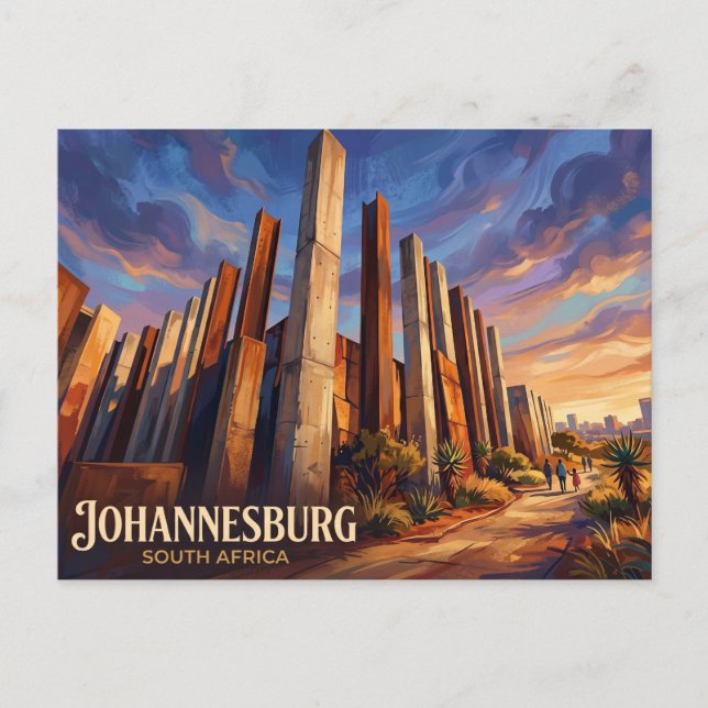 Apartheidmuseet Sydafrika Vykort (Framsida)