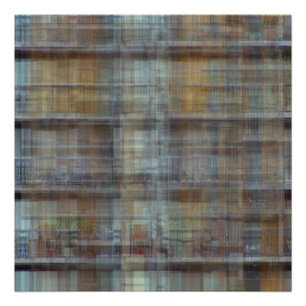 Apartment Block bakom MOCA Fototryck
