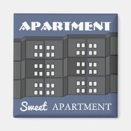 "Apartment Sweet Aavdelning" Magnet