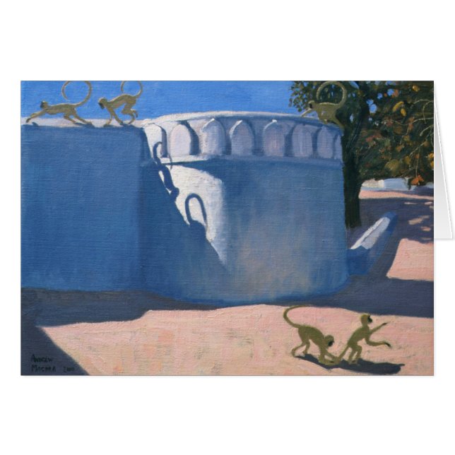 Apatempel Indien 2000 Hälsningskort (Framsidan Horizontal)