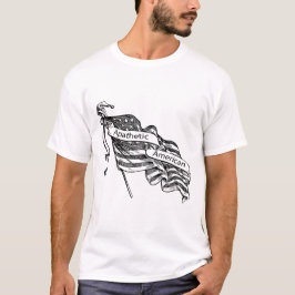Apatetisk amerikan t shirt