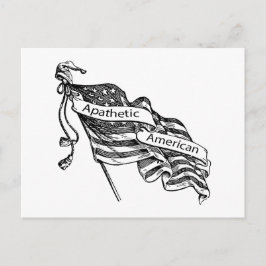 Apatetisk amerikan vykort