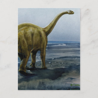 Apatosaurus (Brontosaurus) Illustration Vykort