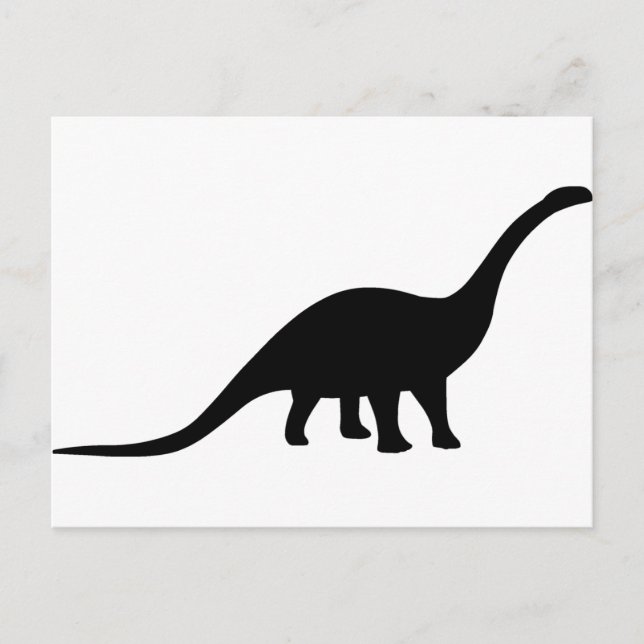 Apatosaurus Dinosaur Vykort (Framsida)