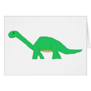 Apatosaurus-kort Hälsningskort