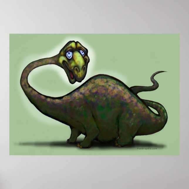 Apatosaurus Poster (Framsidan)