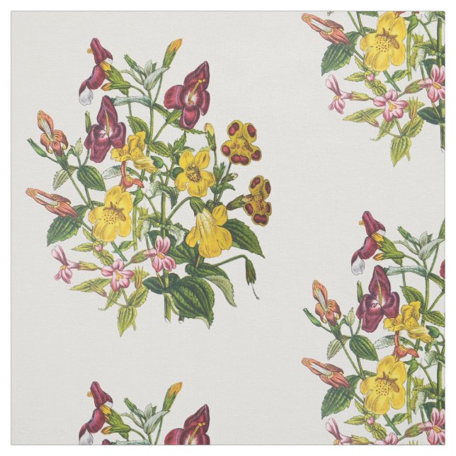 Apblommor Tyg (Provkarta)