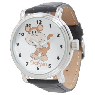 Apdesign med apa personlig armbandsur