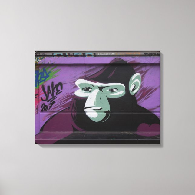 Ape Graffiti Canvastryck (Framsida)