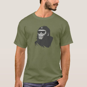 Ape Guevara Graffiti Stencil Stil Che Parody T Shirt
