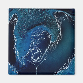 Ape i Azure Blue Magnet