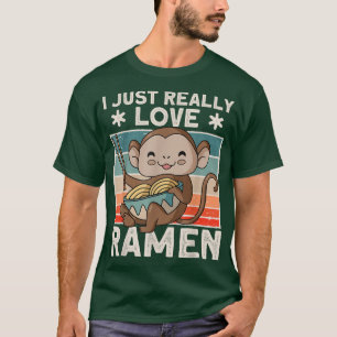 Ape japanska Noodles jag just Verkligen Kärlek Ram T Shirt