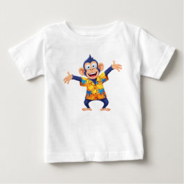 Ape Maskot i tropisk hawaiiansk skjorta T Shirt