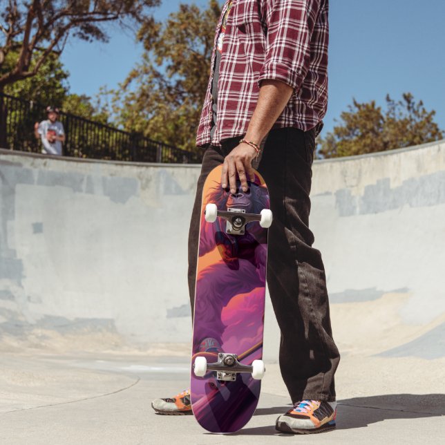 Ape skateboardåkning mini skateboard bräda 18,5 cm (Utomhus 2)
