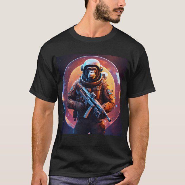 Ape with a Gun: Wild Power T-Shirt (Framsida)