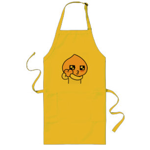 Apeach Heart Heart Apeach Peachy Heart för dig Långt Förkläde