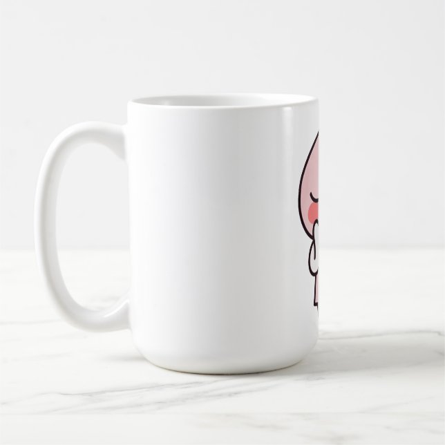 Apeach kakao friends förkläde kaffemugg (Vänster)