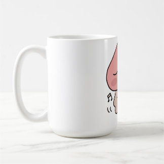 Apeach sommar kropp kaffemugg
