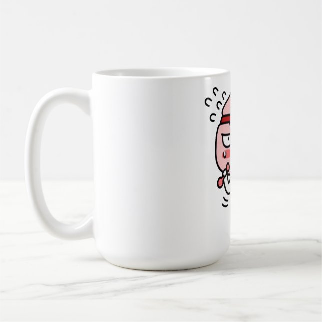 Apeach sommarkropp kaffemugg (Vänster)