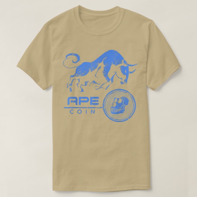 APECoin crypto BULLRUN HODL $APE Token som ska var T Shirt (Design framsida)