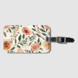 Apelsin Akvarell Blommor Botanisk Målning Bagagebricka